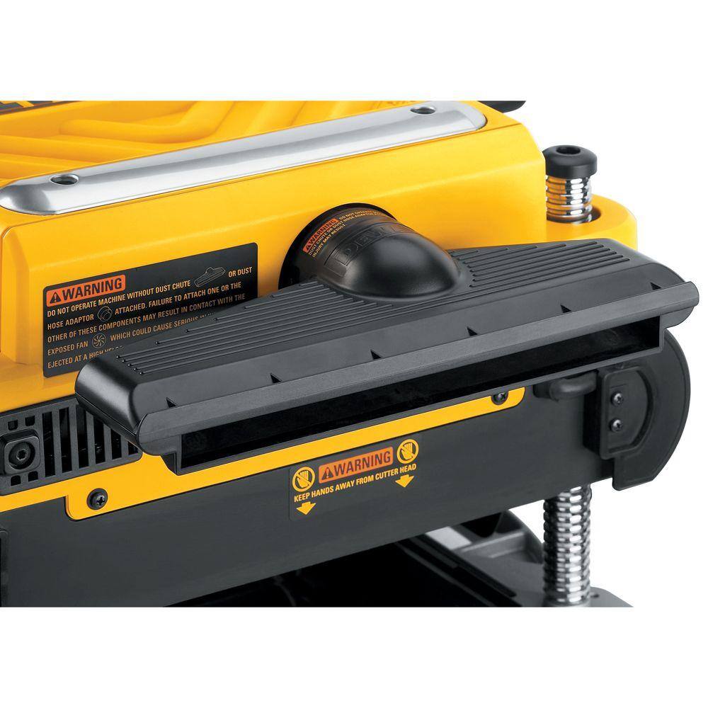 DW 15 Amp Corded 13 in. Heavy-Duty 2-Speed Bench Planer with (3) Knives In Feed Table and Out Feed Table DW735X