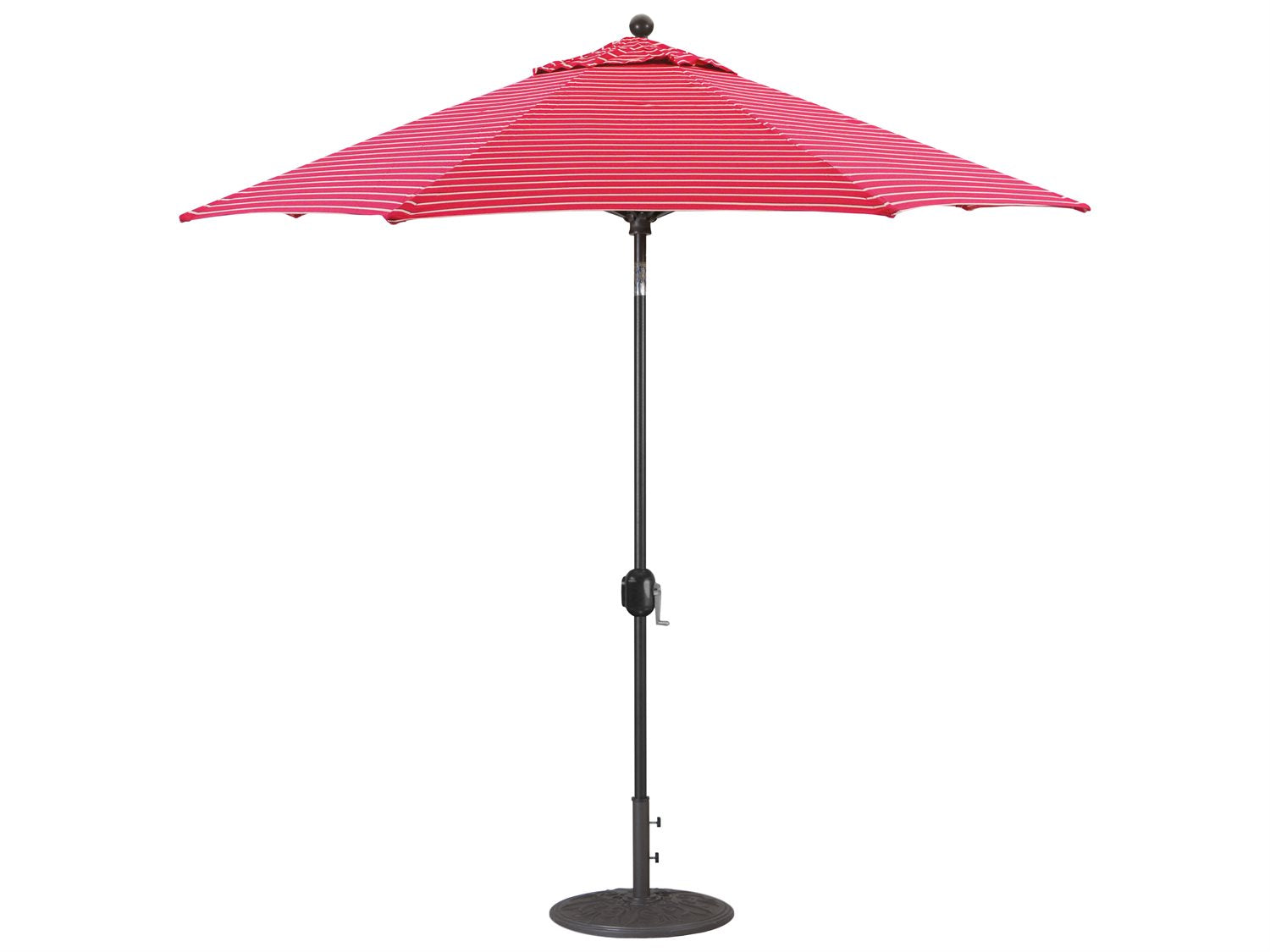 Galtech Aluminum 9 Foot Auto Tilt Crank Lift Umbrella with LED Lights 936 Series