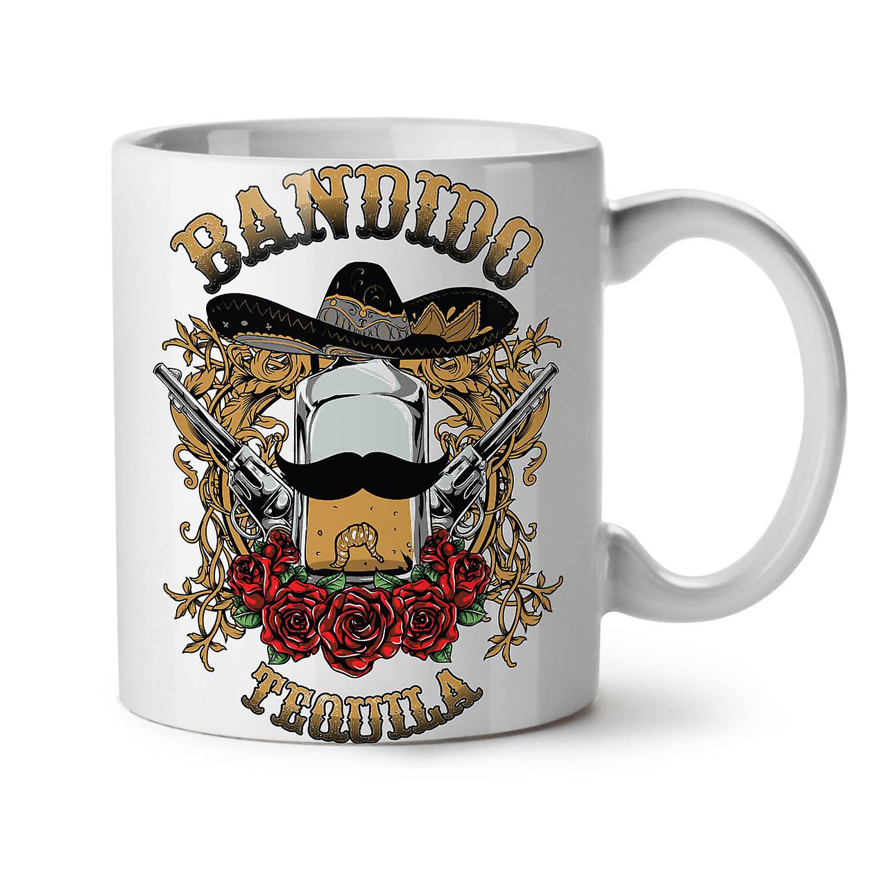 Bandido Tequila Rose NEW White Tea Coffee Ceramic Mug 11 oz | Wellcoda