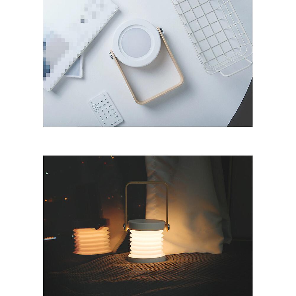 Camping Lantern Deformable， Desk Lamp with Night Light， Rechargeable Reading Lamp， 3 Light Modes Home Office Study Work