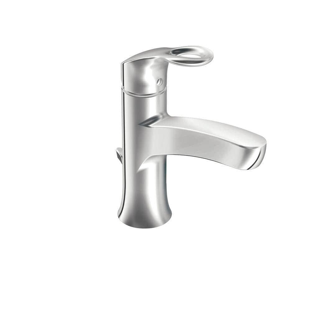 MOEN Kleo Single Hole SingleHandle MidArc Bathroom Faucet in Chrome