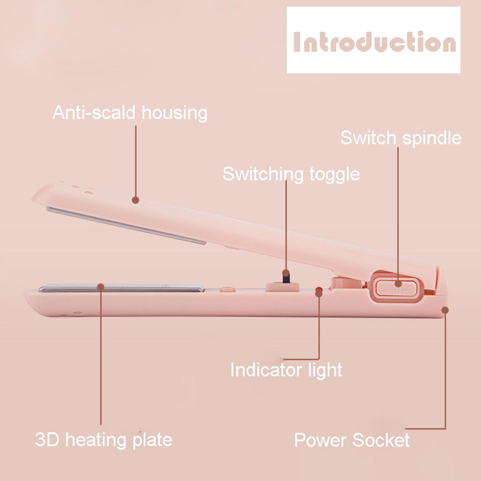 🔥Hot Sale🔥Mini Dual-Purpose Curling Iron