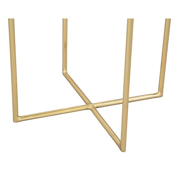 Lotus Side Table Gold - 16.7