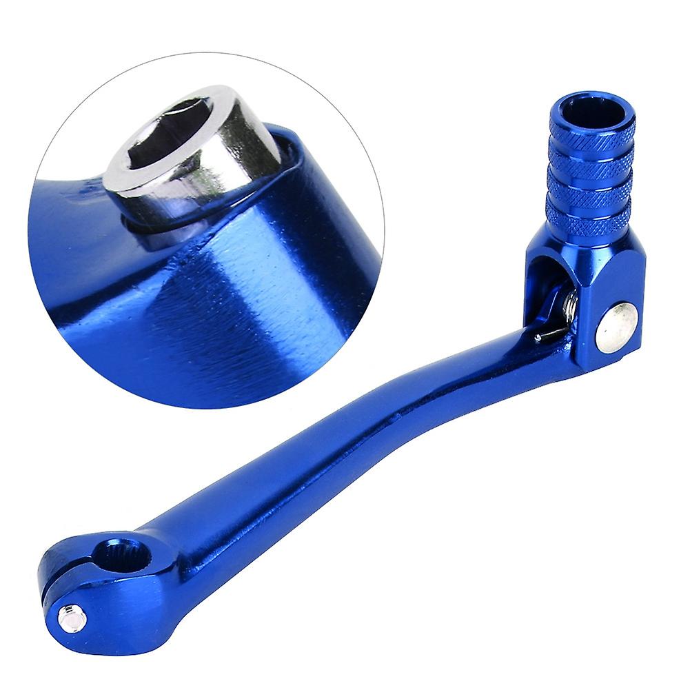 Universal Motorbike Modification Accessory Cnc Aluminum Alloy Gear Shift Lever (blue)