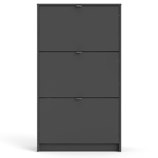 Porch and Den Cambria Scandinavian 3-Drawer Shoe Storage Cabinet - - 33673578