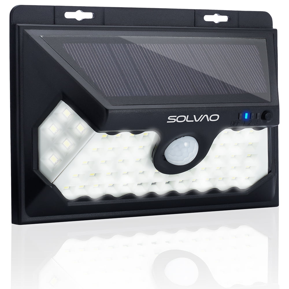 SOLVAO 60 LED Solar Motion Sensor Light for Outside - Motion Activated Night Light