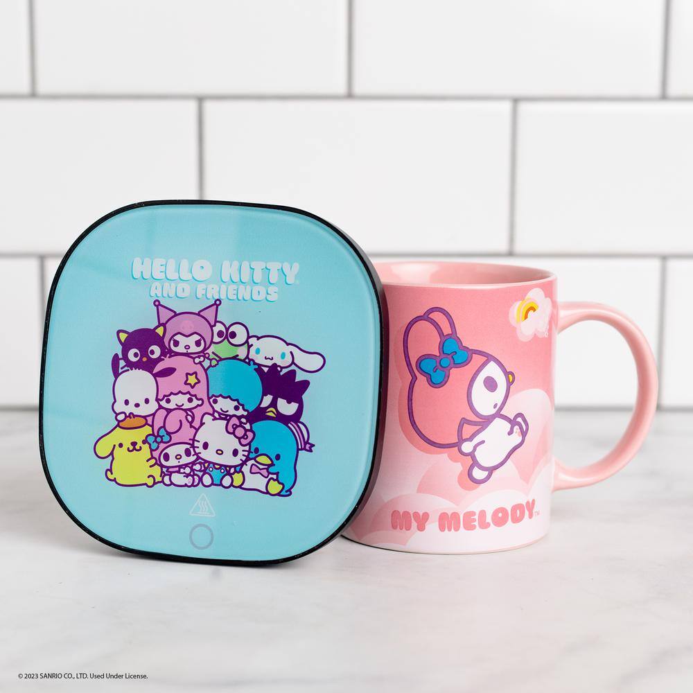 Uncanny Brands Hello Kitty and Friends 'My Melody' Pink Single- Cup Coffee Mug with Mug Warmer for your Coffee Maker MW1-KIT-MY1