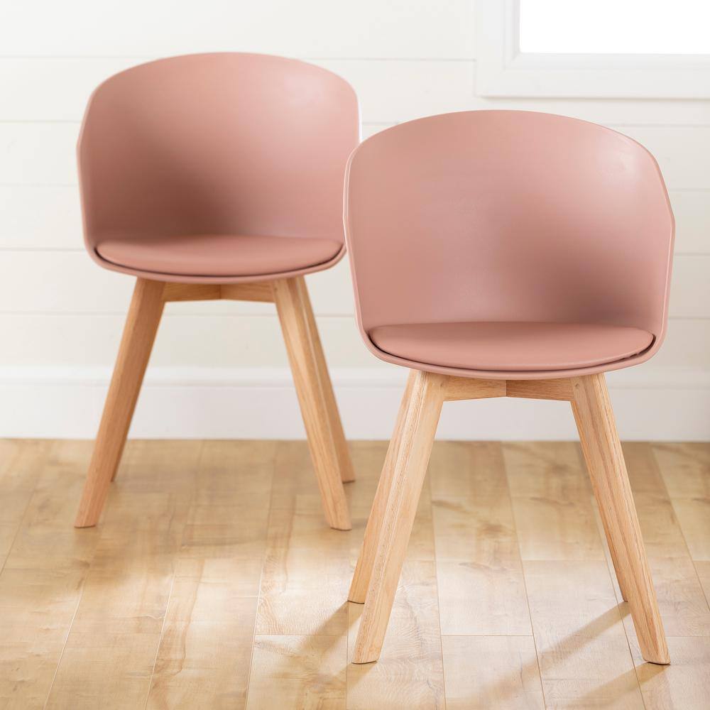 South Shore Flam Pink Chair (Set of 2) 100414