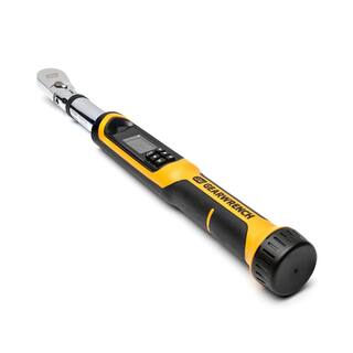 GEARWRENCH 38 in. Drive 10-100 ft.lbs. Flex-Head Electronic Torque Wrench with Angle 85078