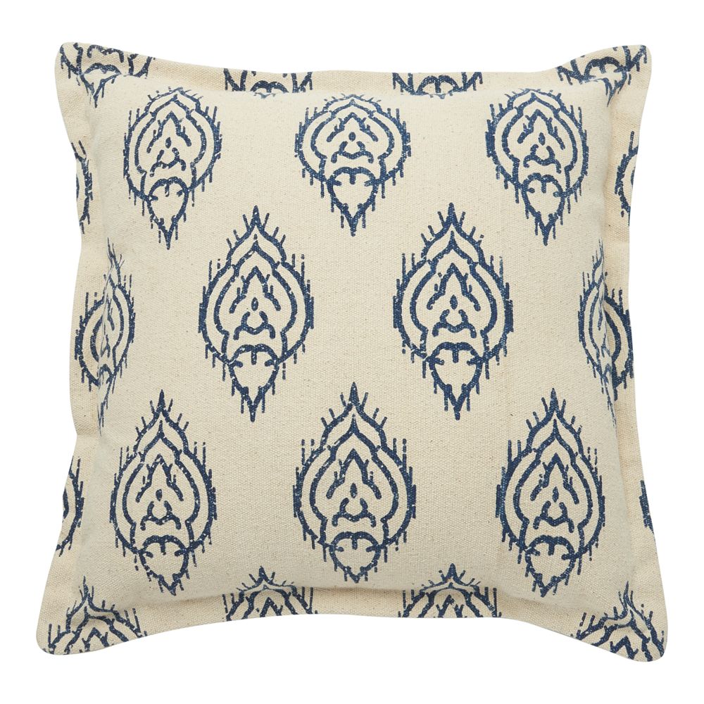 Mina Victory Printed Ikat Throw Pillow