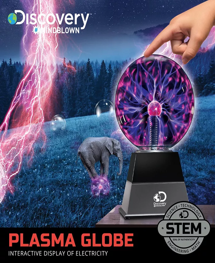 Discovery #MINDBLOWN Plasma Globe  Interactive Display of Electricity