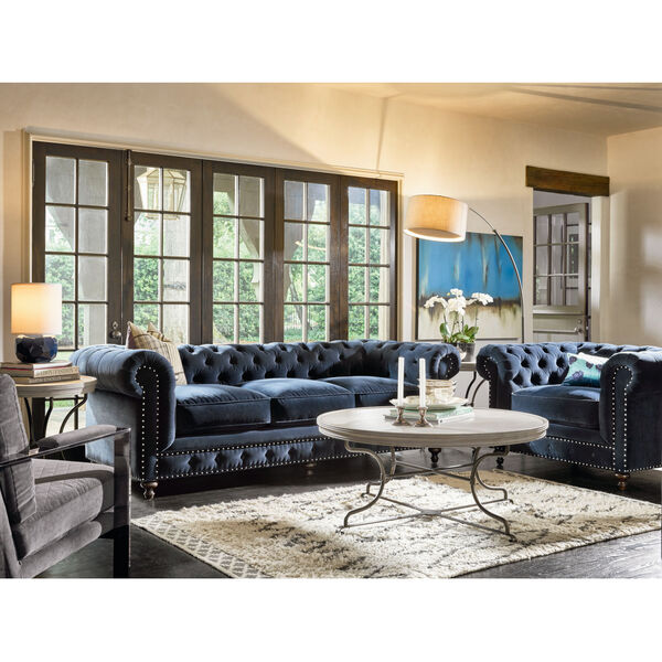 Berkeley Blue 98-Inch Sofa