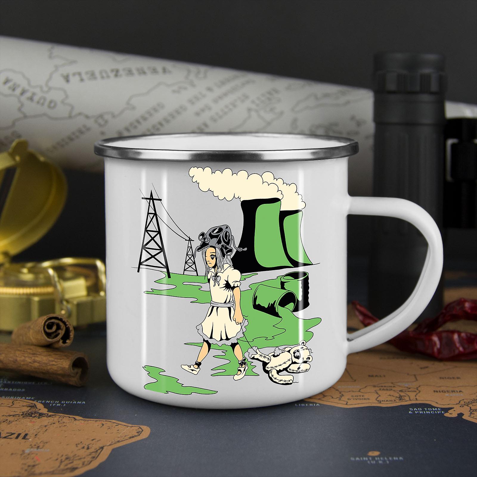 Toxic Waste Fantasy NEW WhiteTea Coffee Enamel Mug10 oz | Wellcoda