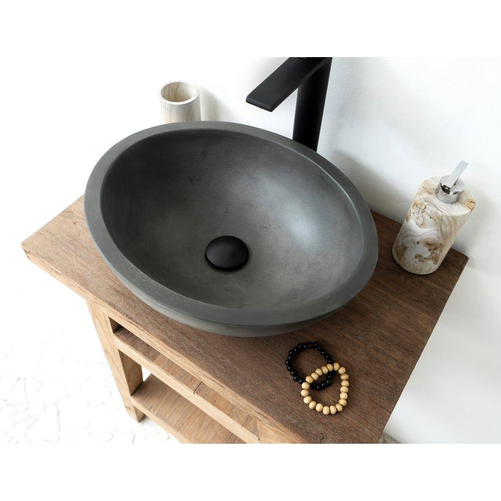 Barclay Products Caspar Small Vessel Sink in Dusk Gray 5-300CDG