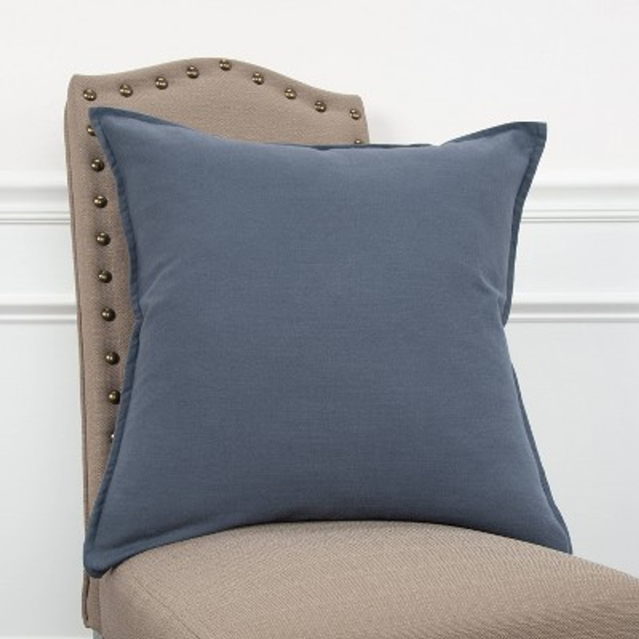 20x20 Oversize Solid Square Throw Pillow Navy - Rizzy Home