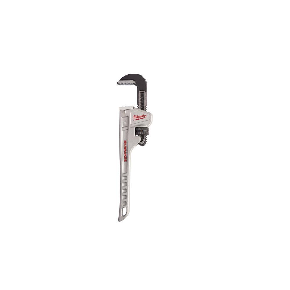 MW 10 in. and 12 in. Aluminum Pipe Wrench (2-Piece) 48-22-7210-48-22-7212