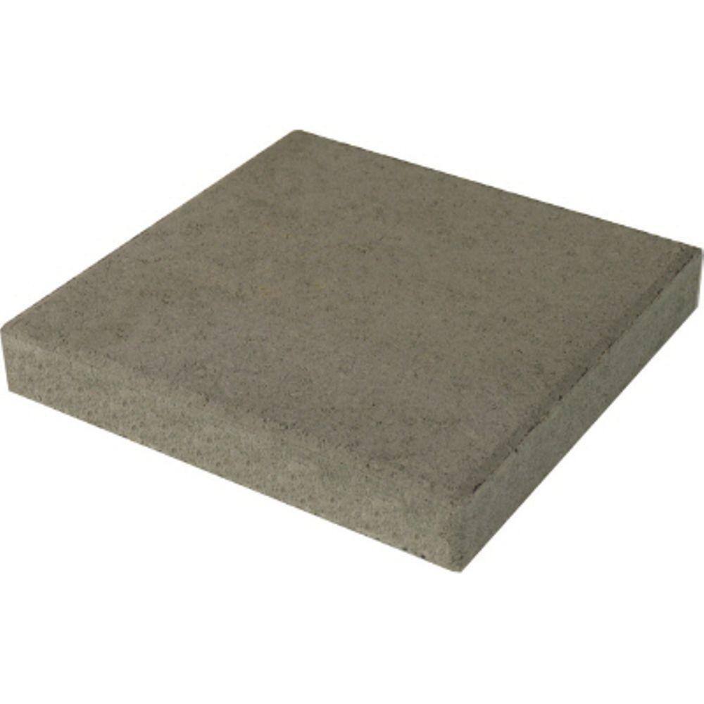 Oldcastle 12 in. x 12 in. Gray Square Concrete Step Stone (168-Piece Pallet) 10105140