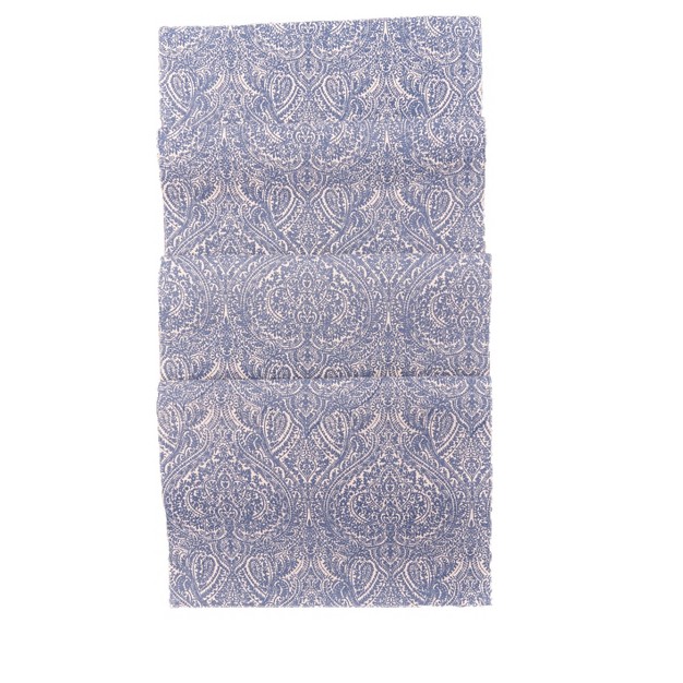 X 72 quot Desiree Blue Kitchen Table Runner