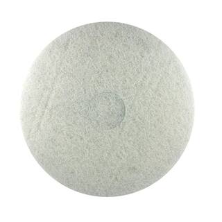 DIABLO 17 in. Non-Woven White Buffer Pad DCR170WHTM01G