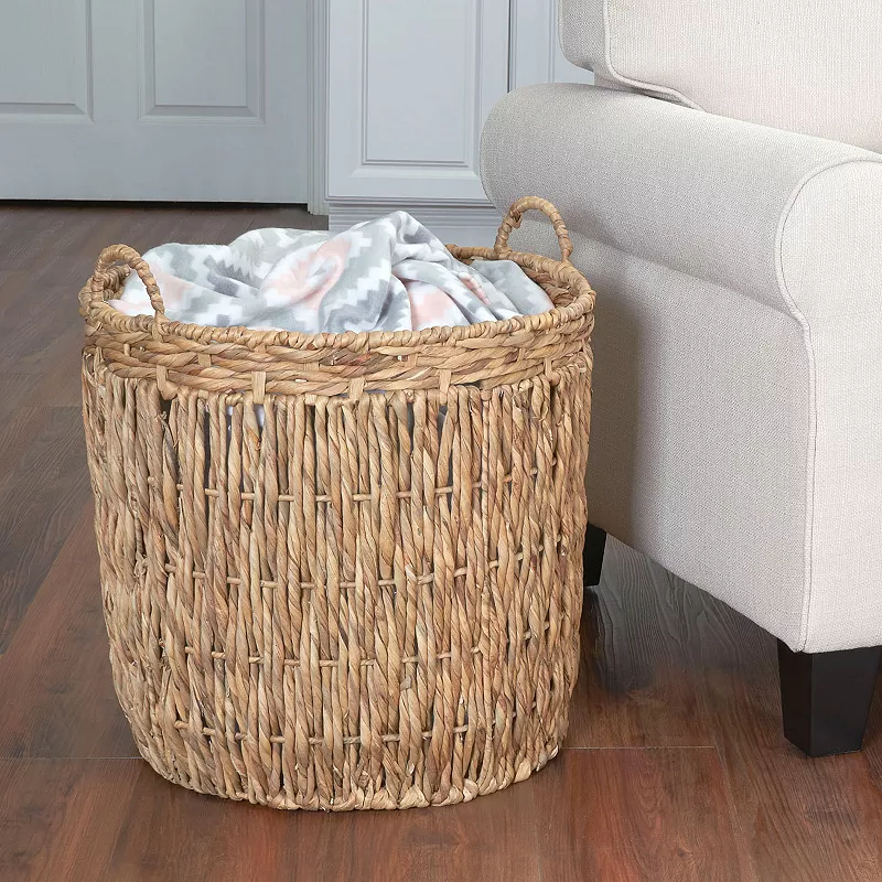 Household Essentials Tall Wicker Floor Basket