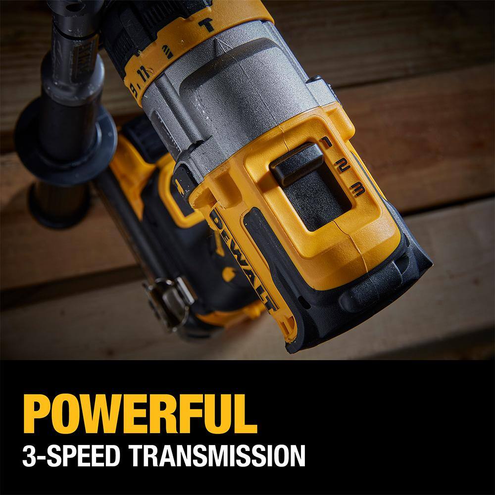 DW 20V MAX Brushless Cordless 12 in. Hammer DrillDriver with FLEXVOLT ADVANTAGE (Tool Only) DCD999B