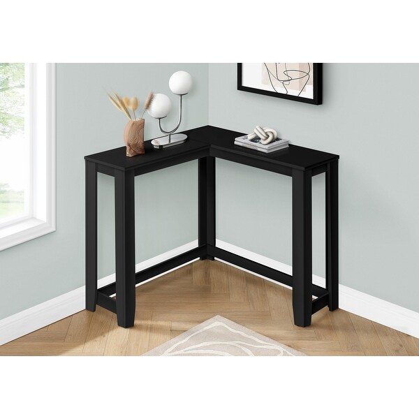 Accent Table， Console， Entryway， Narrow， Corner， Living Room， Bedroom， Laminate， Contemporary， Modern - 35.5