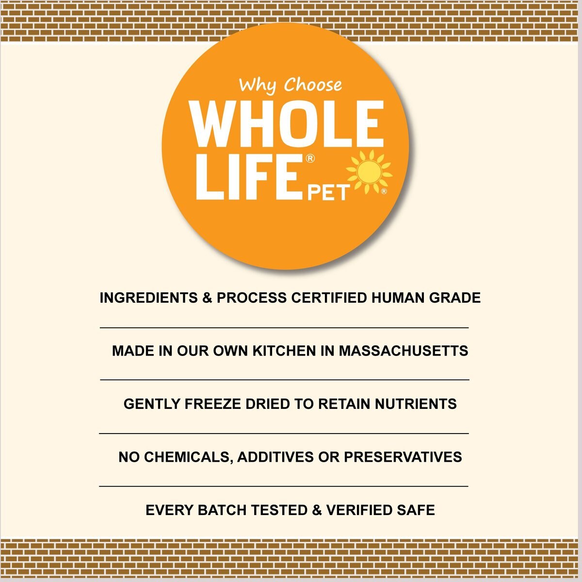 Whole Life Just One Ingredient Pure Beef Liver Freeze-Dried Dog Treats