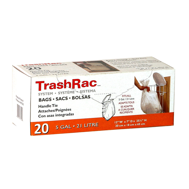 TRASHRAC BAGS 5GAL 20PK