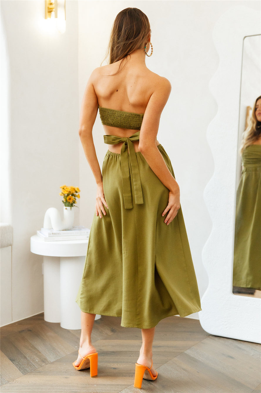 Cookie Baby Maxi Dress Khaki