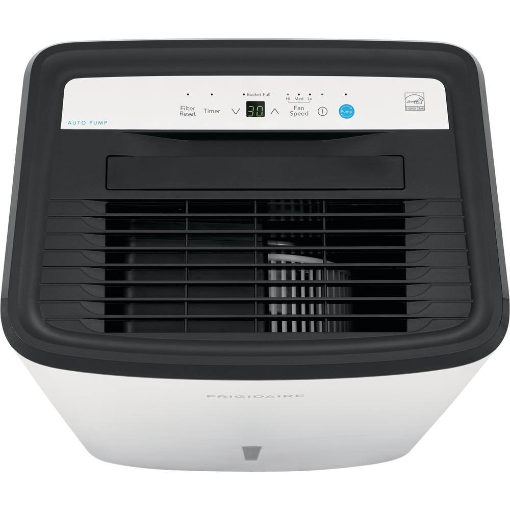 Frigidaire High Humidity 50-Pint Capacity Dehumidifier with Built-in Pump FFAP5033W1