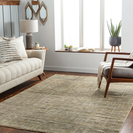 Reign NZ Traditional Wool Sage Rug