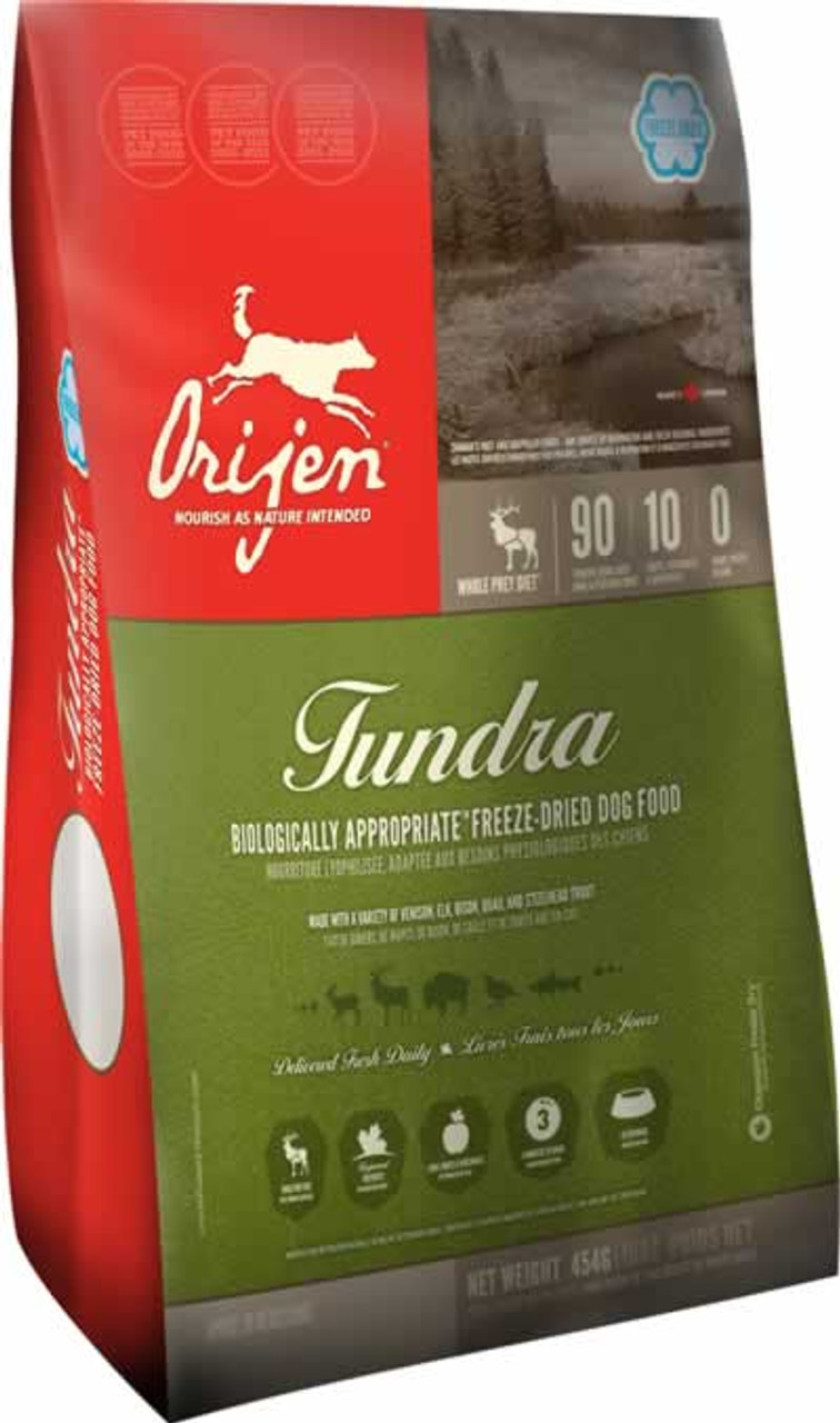 Orijen Freeze Dried Grain Free Tundra Dog Food 6 Ounces