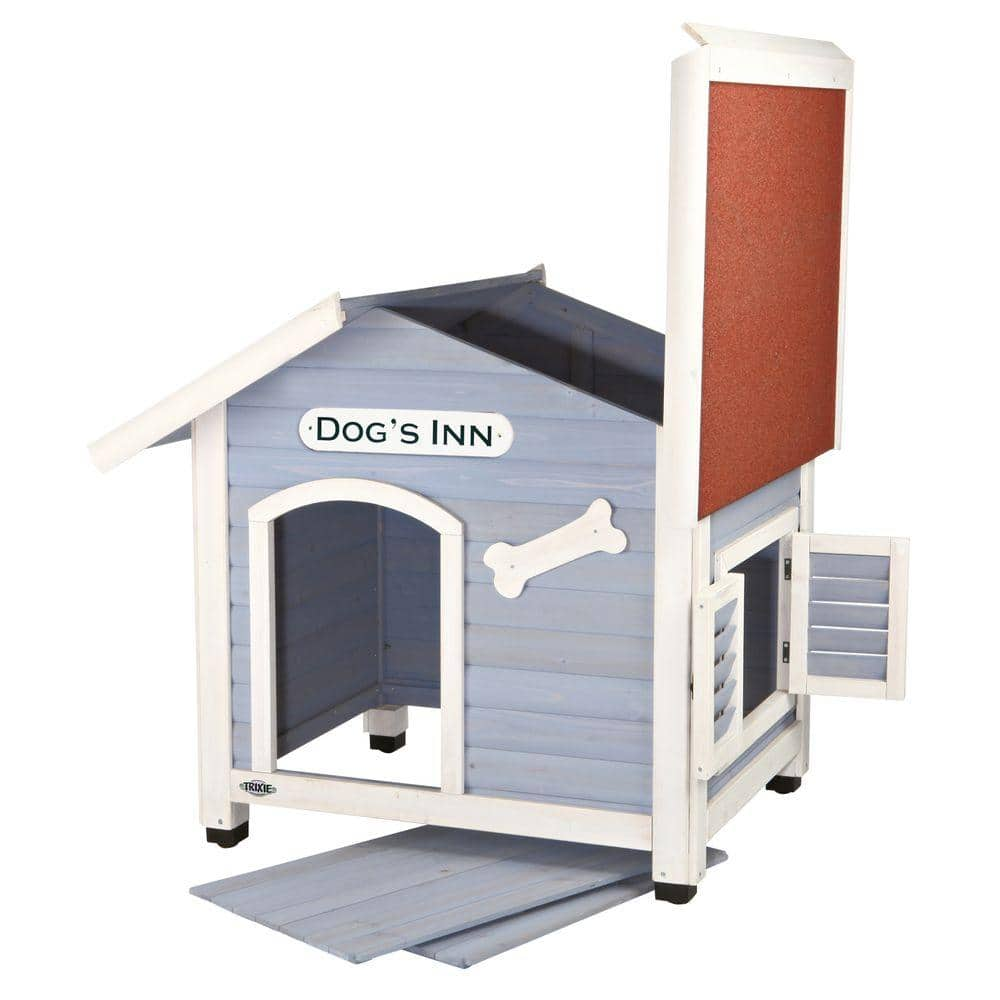 TRIXIE Dog's Inn Dog House in Blue/White 39513