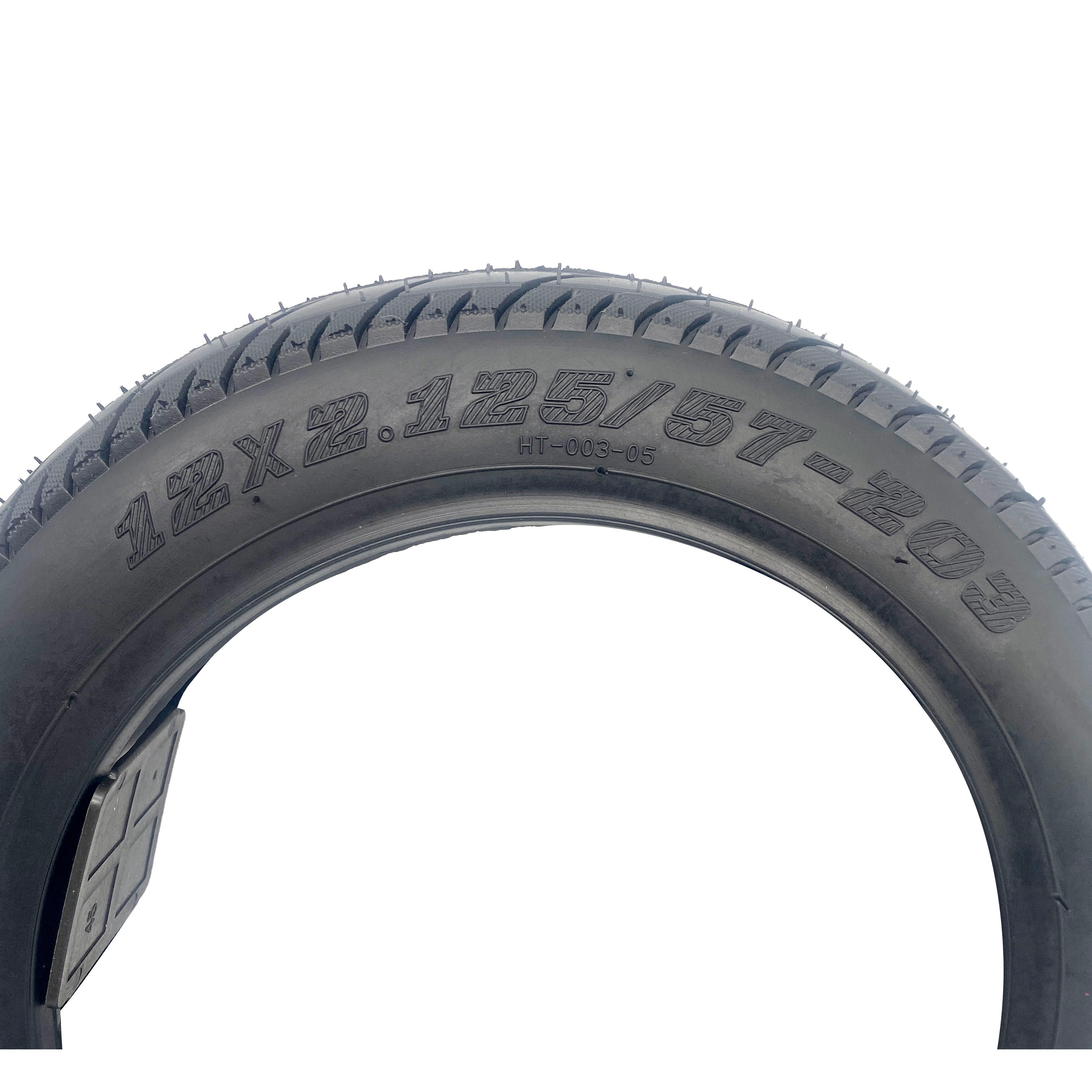 scooter parts 12 inch tyres and wheels 12x2.125 rubber tubeless for Electric vehicle accessories