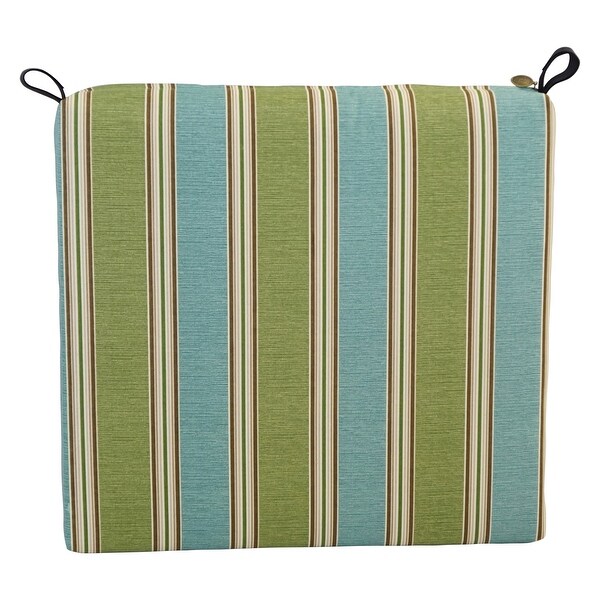 20-inch by 19-inch Patterned Outdoor Chair Cushions (Set of 2)