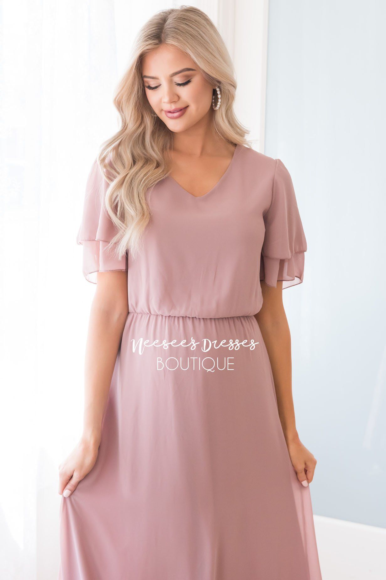 The Chloe Chiffon Maxi Dress