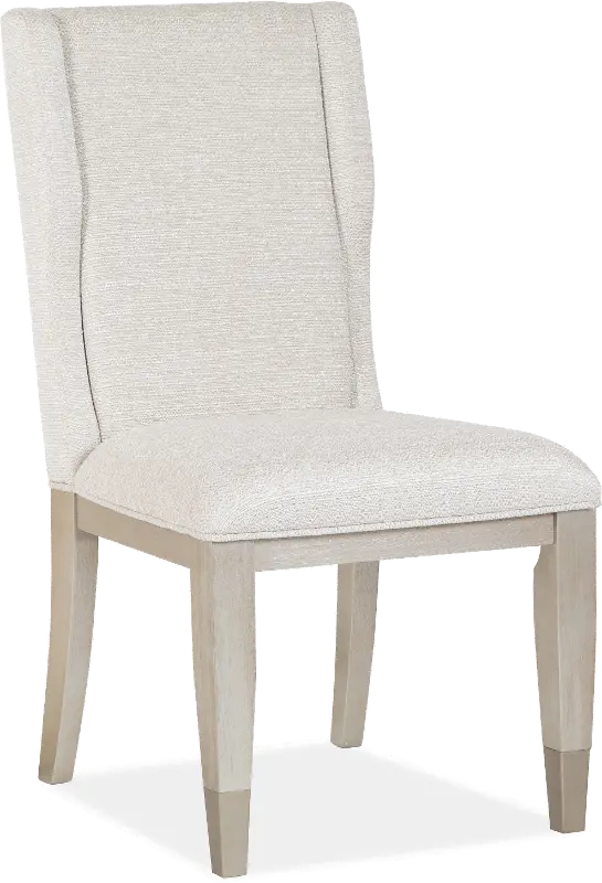 Lenox Silver Upholstered Dining Room Chair