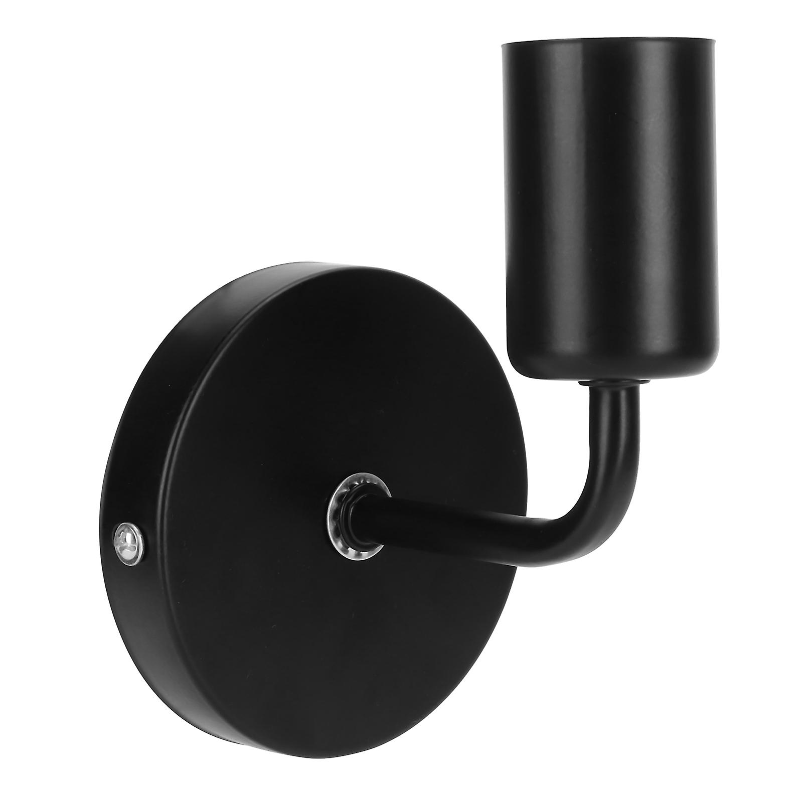 E27 Black Wall Lamp Retro Single Head Wall Light Fixture for Bedside Corridor Stair AC85‑265V