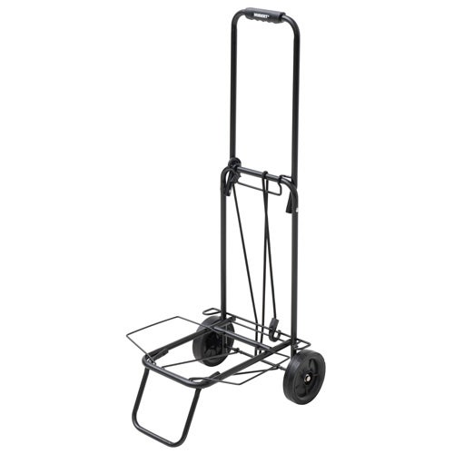 HUBERT Black Metal Travel Cart - 13