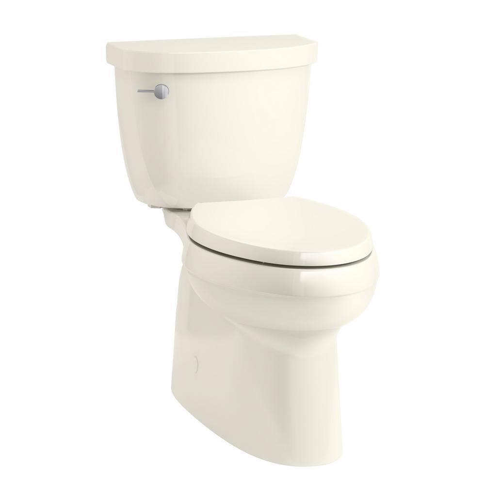 KOHLER Cimarron Comfort Height 2-Piece 1.28 GPF Single Flush Elongated Toilet in Biscuit K-5310-96