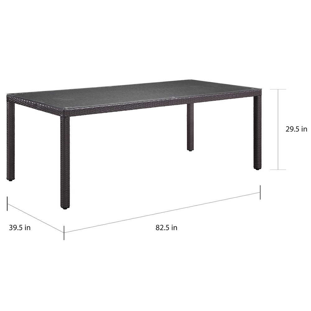 Bocabec 82 inch Outdoor Patio Dining Table by Havenside Home