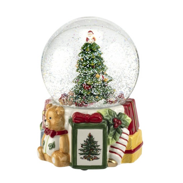 Musical 250th Anniversary Snow Globe deck The Halls 6 5 Inch