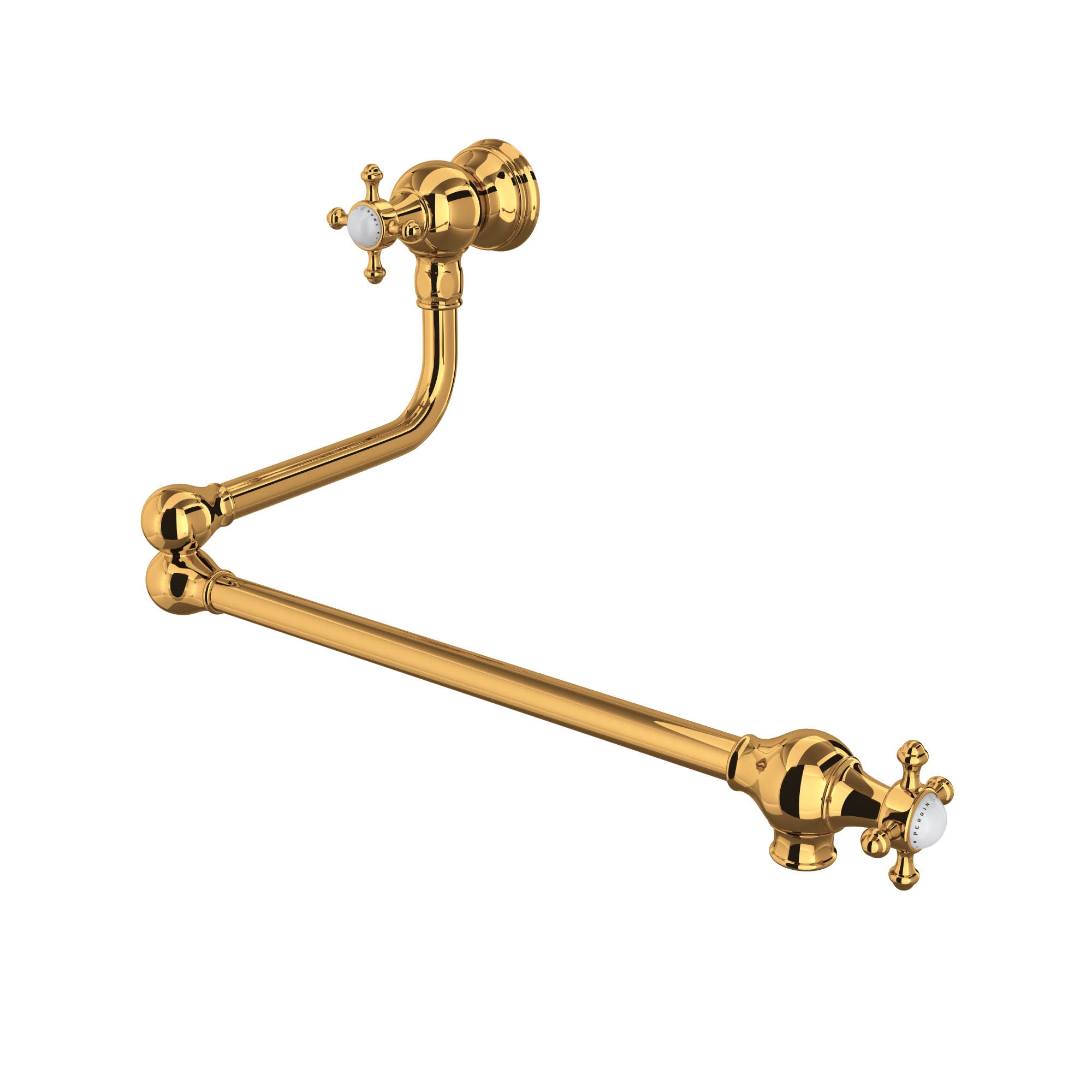 Rohl U4798 Perrin and Rowe Wall Mounted Pot Filler， Available in Various Colors