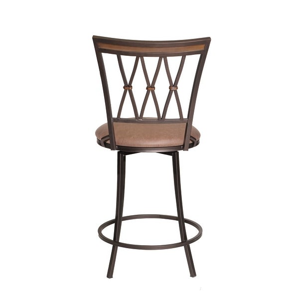 Copper Grove Simon Commercial Grade Swivel Bar Stool