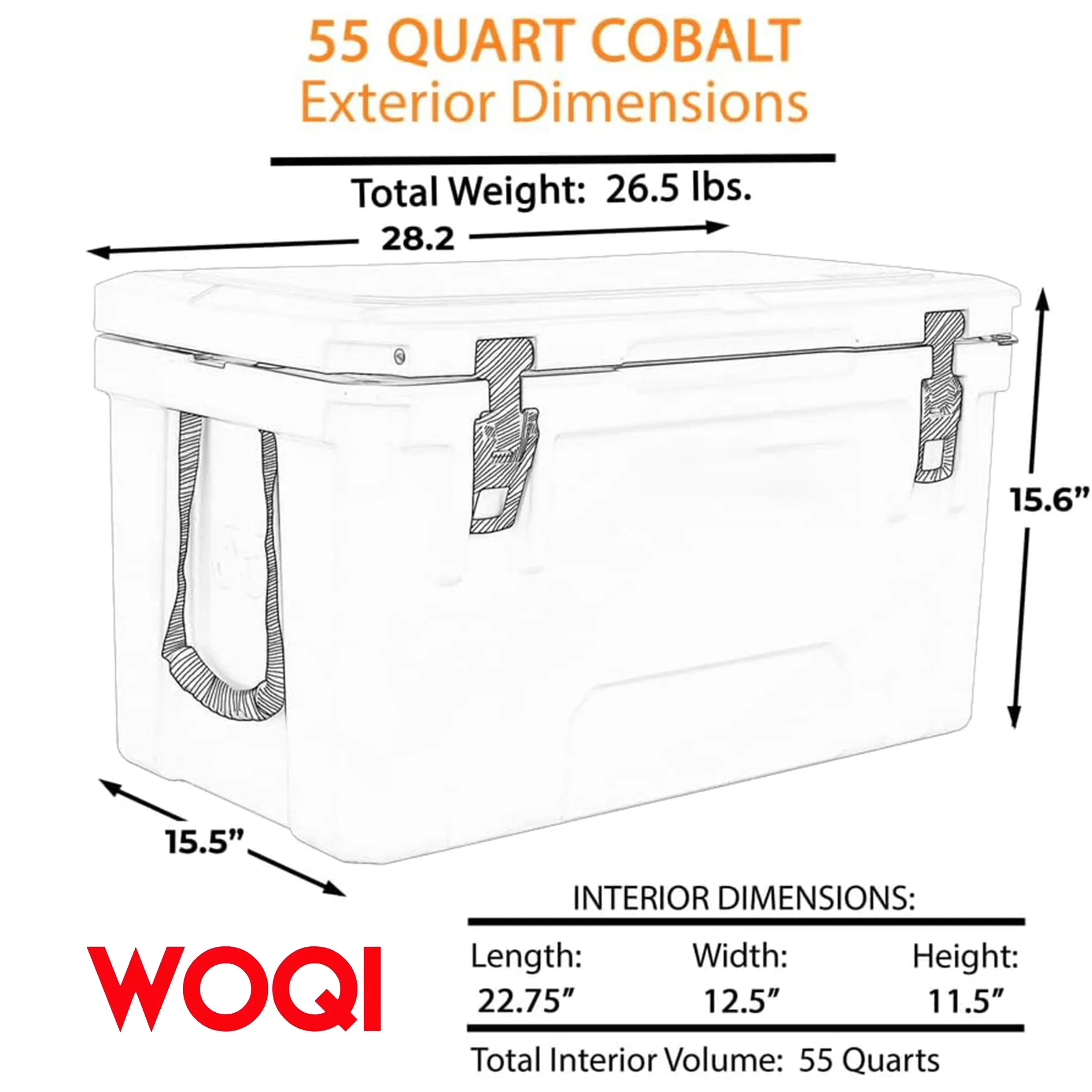 WOQI cooler  large freezer