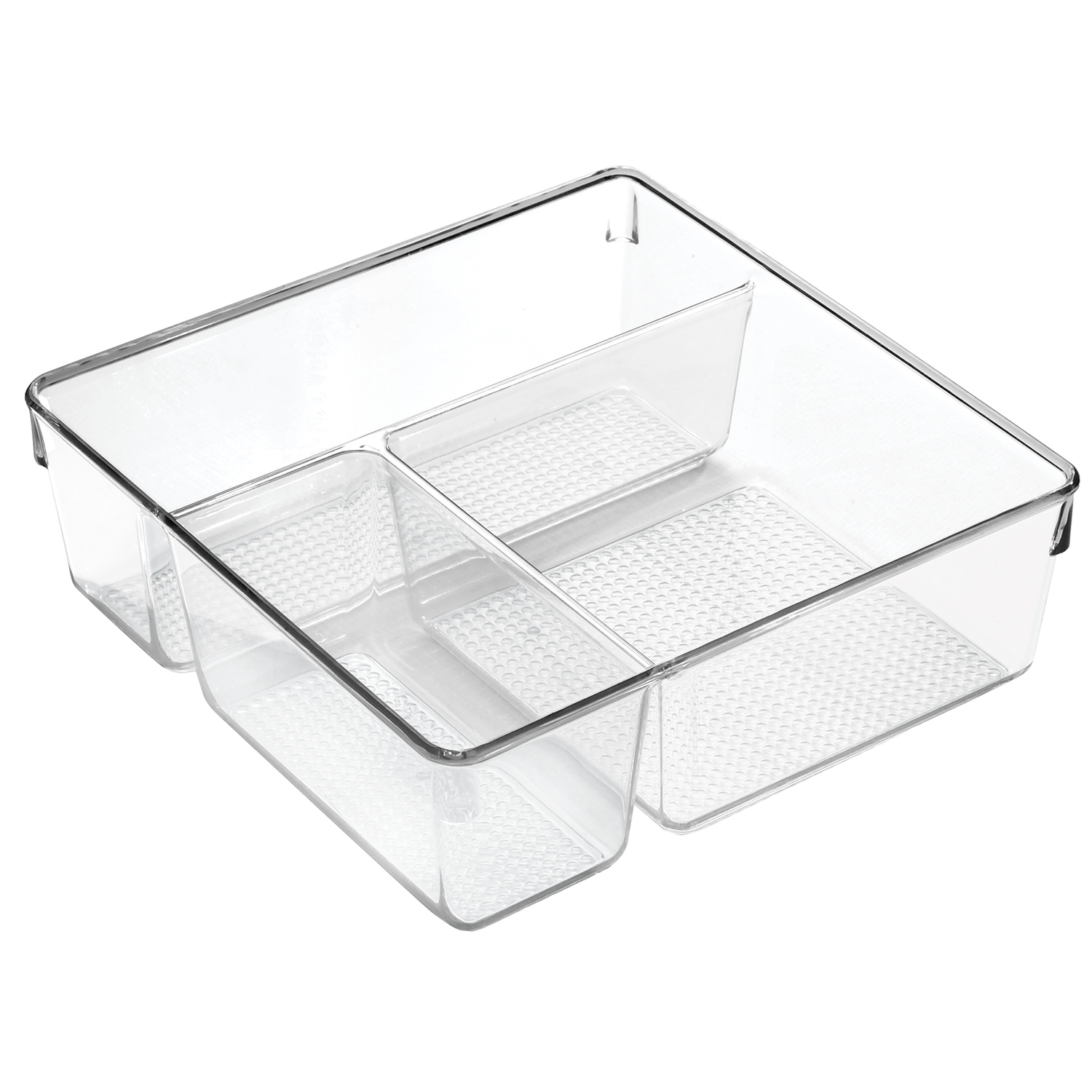 iDesign Clarity 3 in. H X 9 in. W X 9 in. D Plastic Drawer Organizer