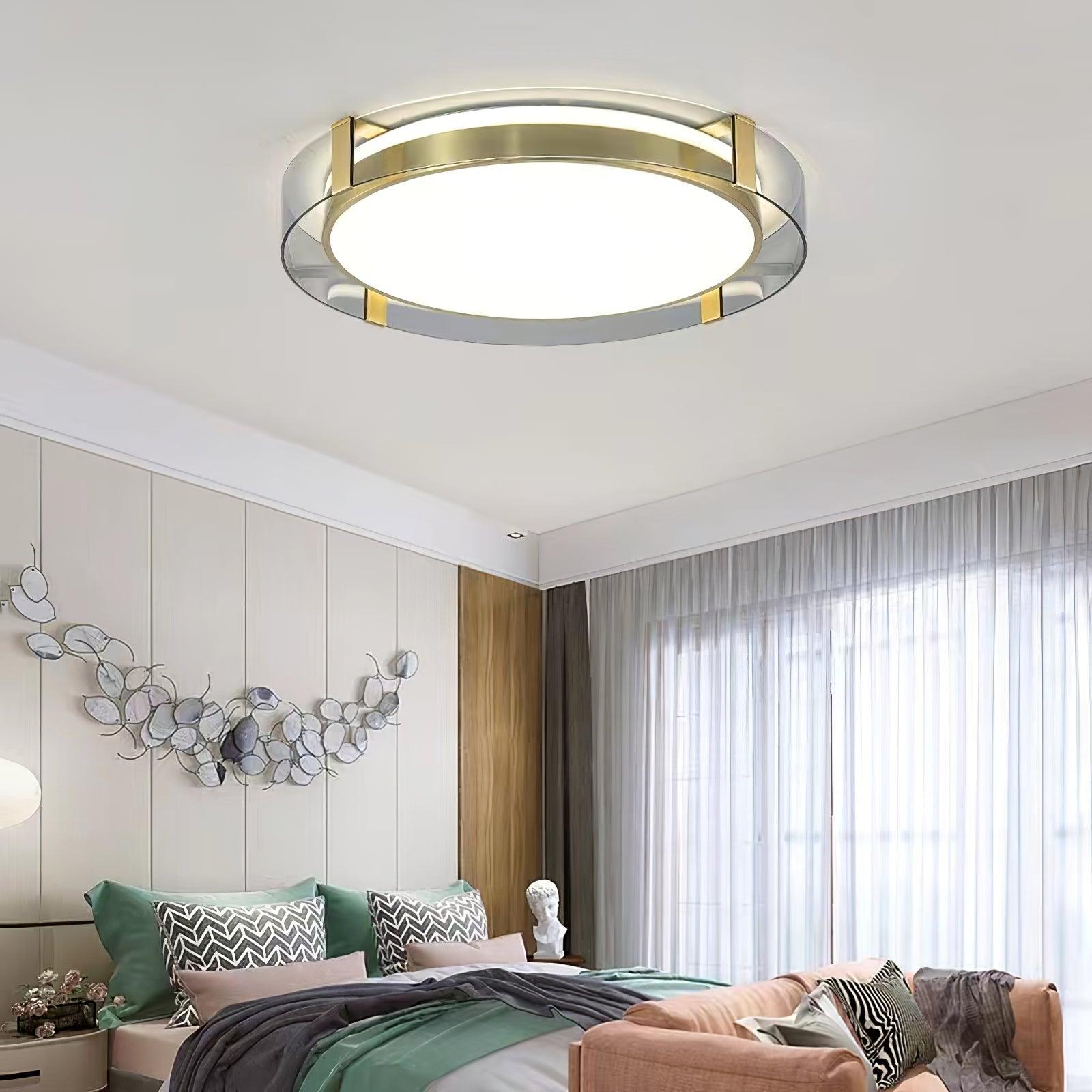 Round Low Profile Ceiling Light