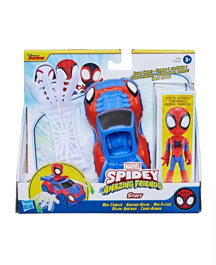 Spidey and His Amazing Friends Spidey Marvel Web Crawler Set