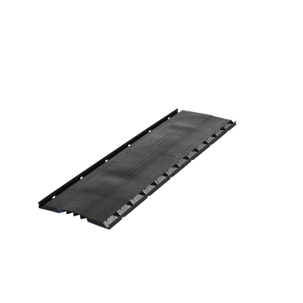 Air Vent Shinglevent II 1.4 in. x 14 in. x 48 in. Ridge Vent in Black with Nails (Sold in Carton of 104 ft. Pieces Only) SHFVBLN