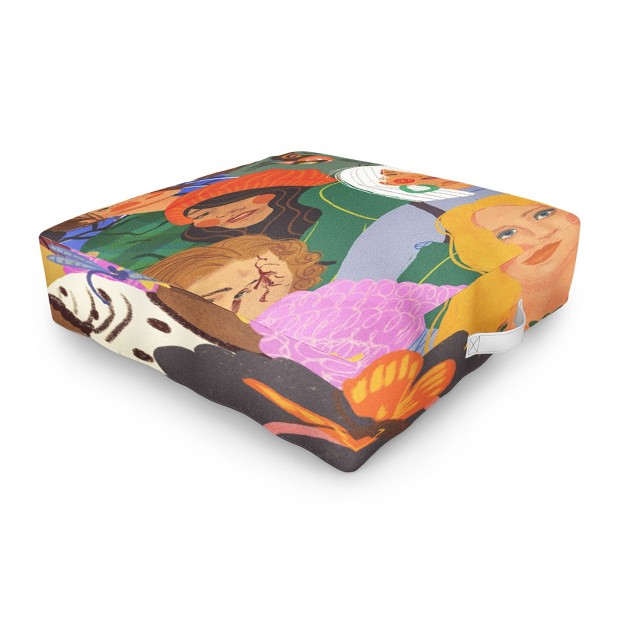 Gigi Rosado Women Outdoor Floor Cushion Deny Designs